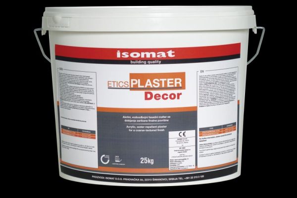 Etics plaster Decor zaribana 2mm beli 25/1, Akrilni malter