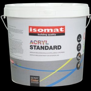 Isomat Acryl Standard beli 15/1, Fasadna boja