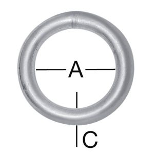 Prsten 40x8 mm poc.2 kom.