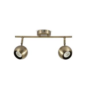 LAMBARIO-2XGU10-MAX7W-NICKELCELING LIGHTING FIXTURE