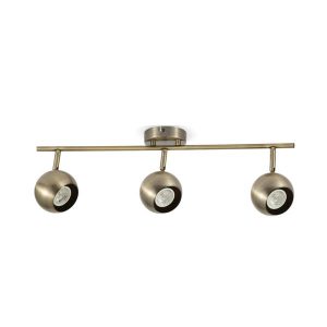 LAMBARIO-3XGU10-MAX7W-NICKELCELING LIGHTING FIXTURE