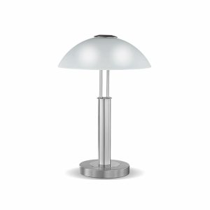 Stona lampa LAMBARIO-2XE14-MAX40W--NICKELDESK LIGHTING FIXTURE